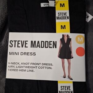 Steve Madden Black Sleeveless Dress